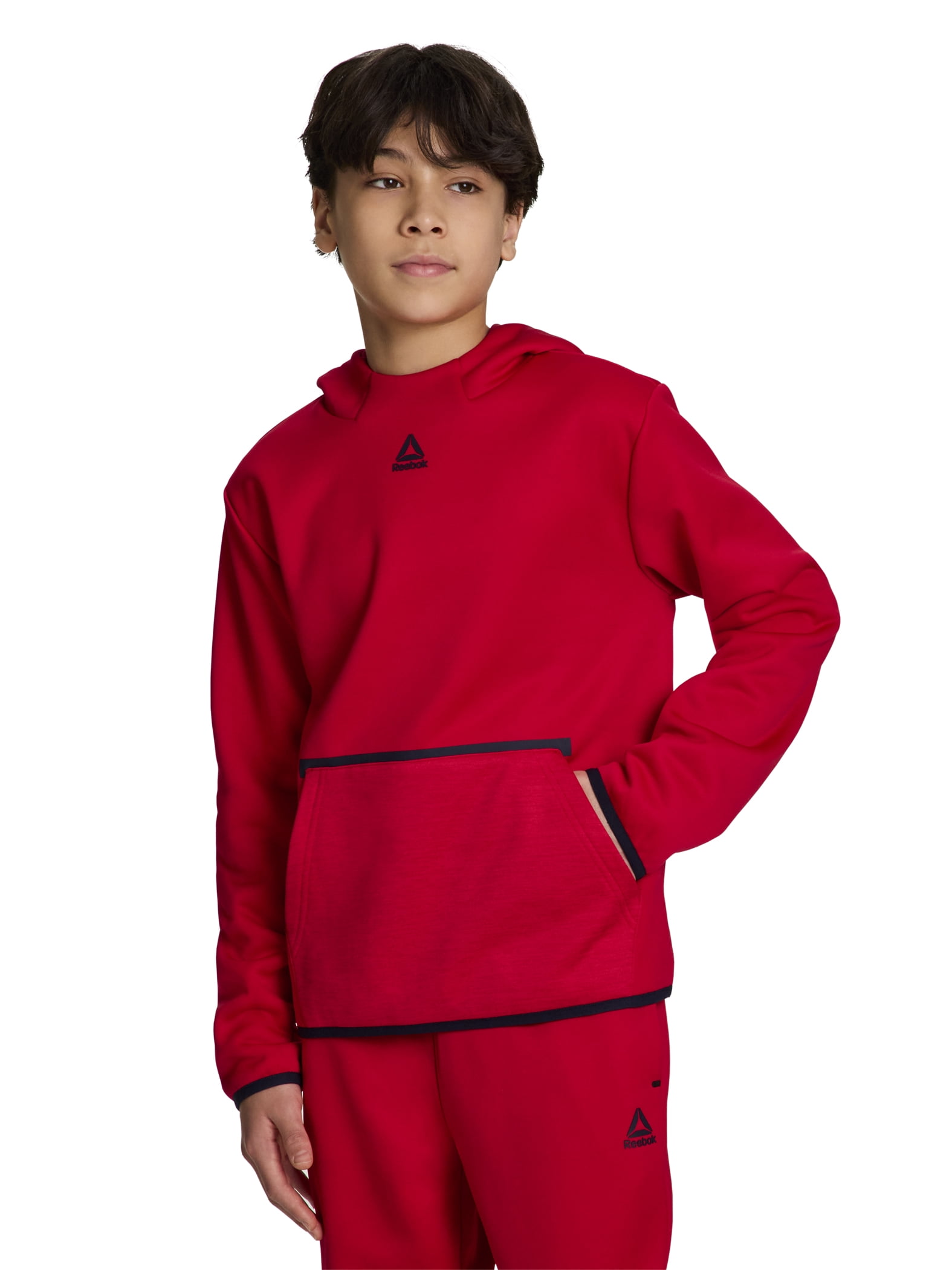 Reebok Boy's Athletic Cool Down Fleece Hoodie, Sizes 4-18