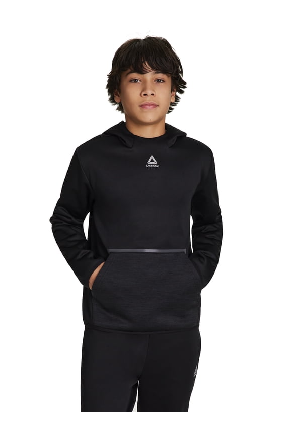 Boy's Athletic Cool Down Fleece Hoodie, Sizes 4-18