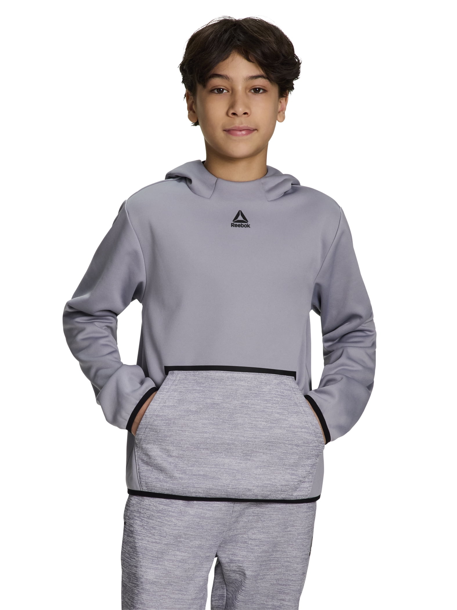 Reebok Boy's Athletic Cool Down Fleece Hoodie, Sizes 4-18