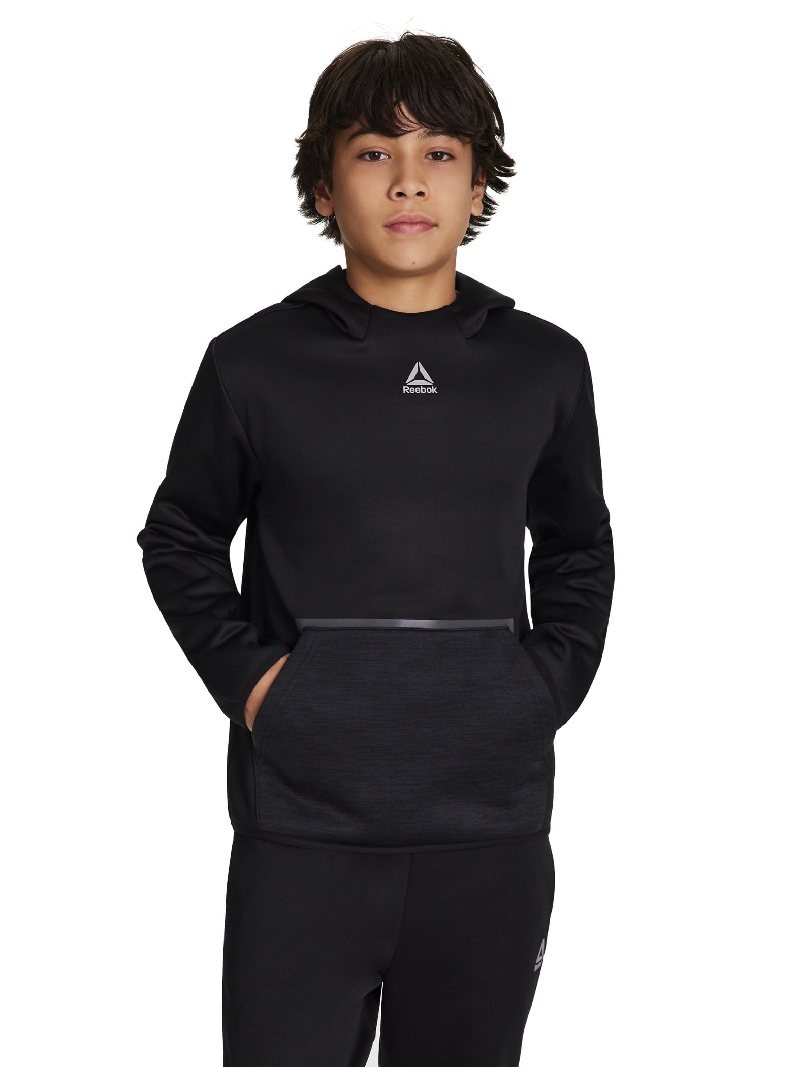 Reebok Boy's Athletic Cool Down Fleece Hoodie, Sizes 4-18