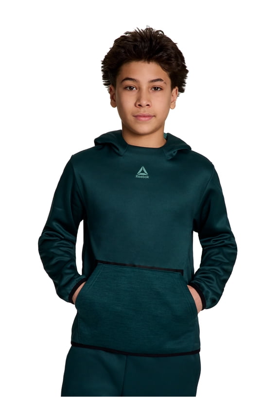 Boy's Athletic Cool Down Fleece Hoodie, Sizes 4-18