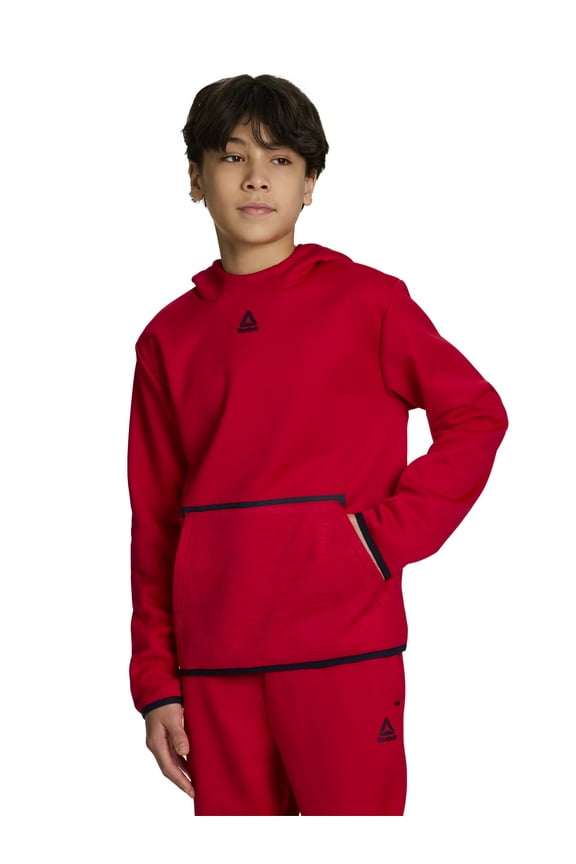 Boy's Athletic Cool Down Fleece Hoodie, Sizes 4-18