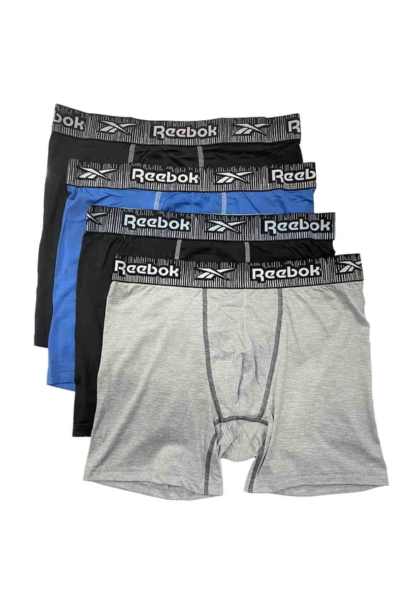 MEN'S PACK 4 - 231 UPC BLUE - MEDIUM - UNDERWEAR X4 BOXER BRIEF P87