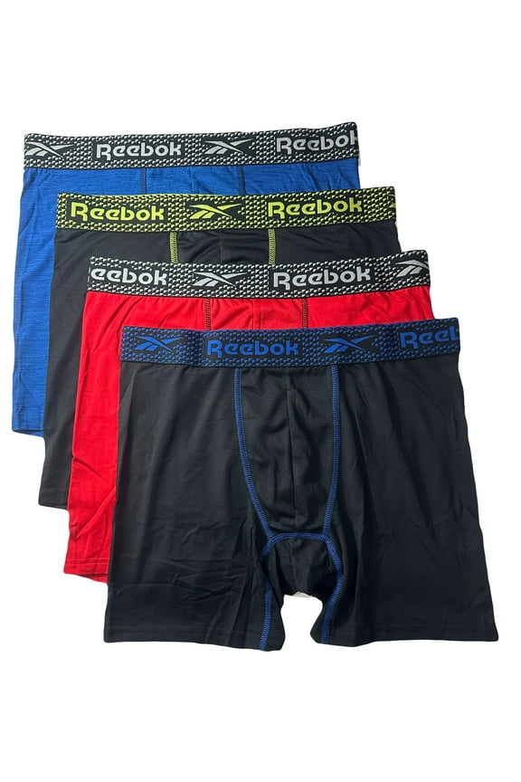 MEN'S PACK 4 - 233 RAY MULTI - LARGE - UNDERWEAR X4 BOXER BRIEF P83