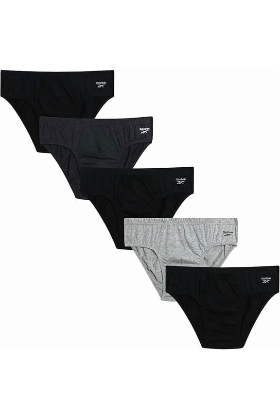 MEN'S PACK 5 - 253 GRAY XLARGE - P79 UNDERWEAR X5 LOW RISE BRIEFS