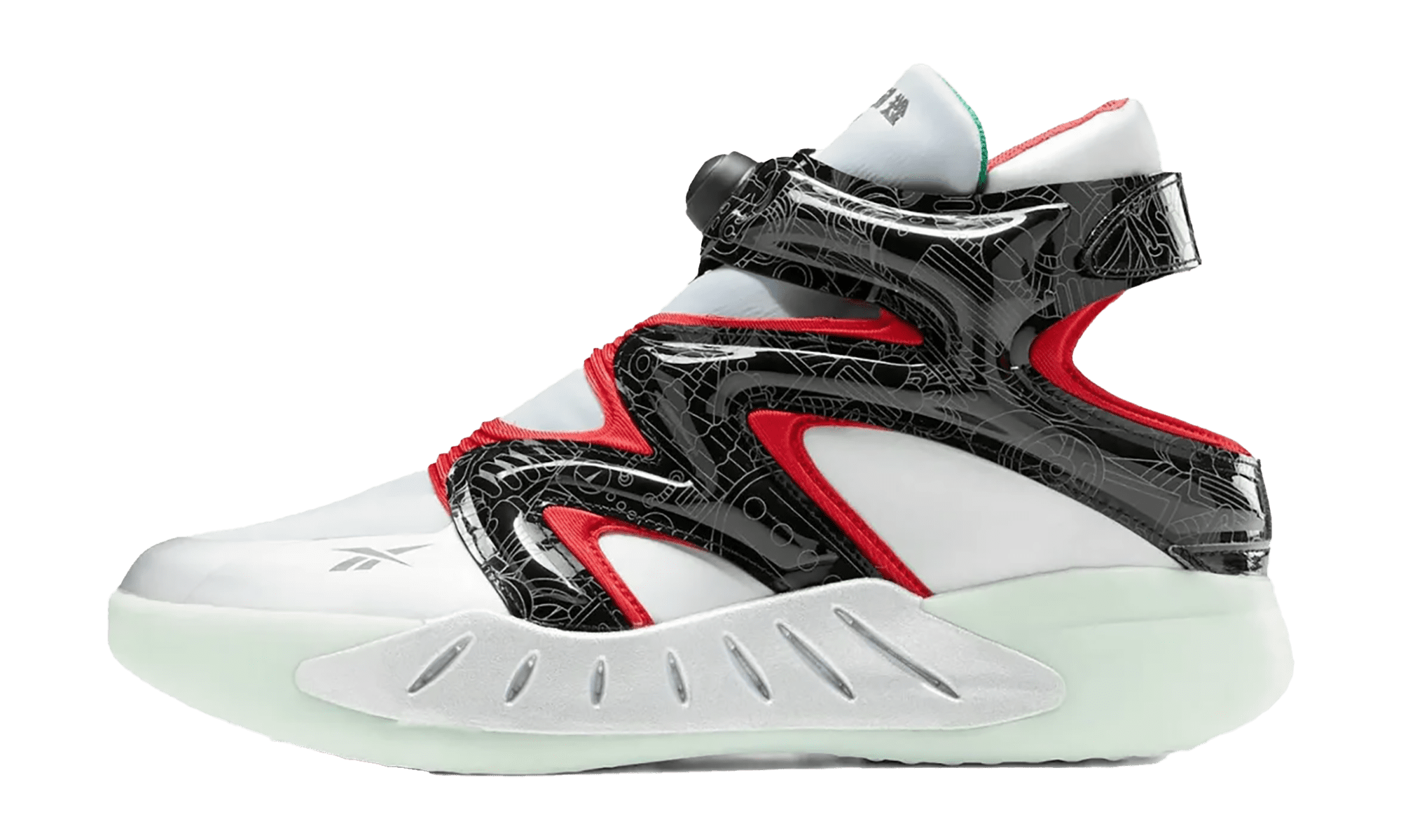 Size 9 Reebok Instapump Fury Zone Core Black White Mens Basketball Shoes GY3767 REEBOK INSTAPUMP FURY ZONE X BAIT ASTRO BOY Men main image 3