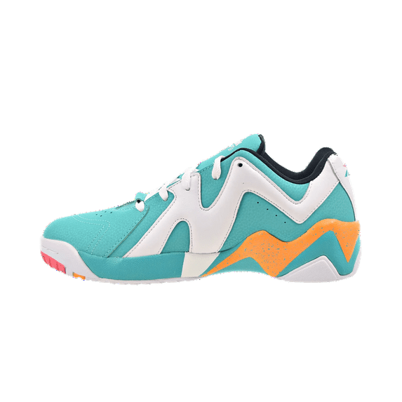 REEBOK MENS Kamikaze II Low Basketball "Spearmint-Footwear White-Orange" GX6120 GX6120 from Stadium Goods