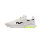 REEBOK MENS Nanoflex TR 2.0 "Barely Grey Black Digital Lime" 100205404 100205404 from Stadium Goods
