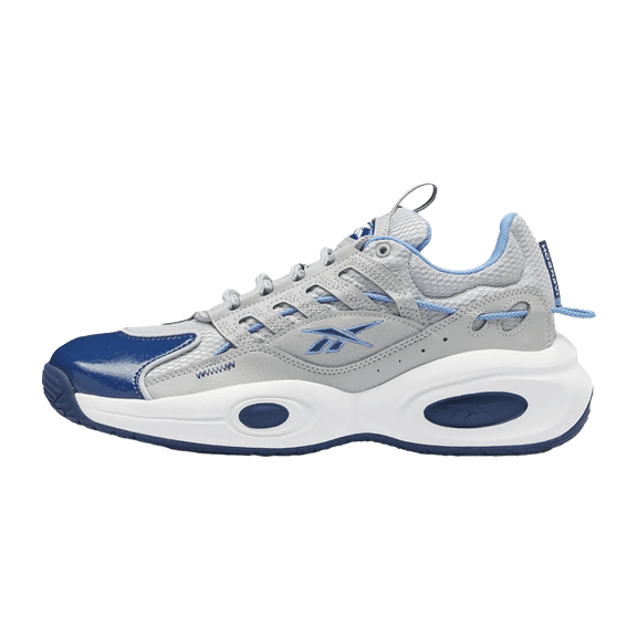 REEBOK MENS Solution Mid "Grey/Blue" GY0937 from Stadium Goods