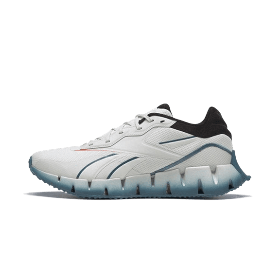 REEBOK MENS Zig Dynamica 4 "Pure Grey Orange Flare" HP9265 from Stadium Goods