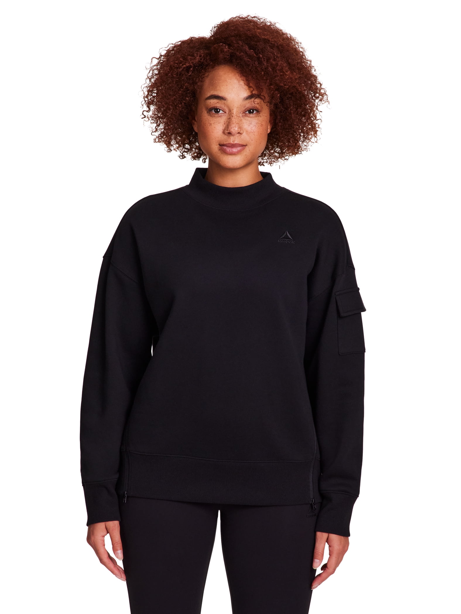 Women's & Women's Plus Transition Mock Neck Sweatshirt, Sizes XS-4X