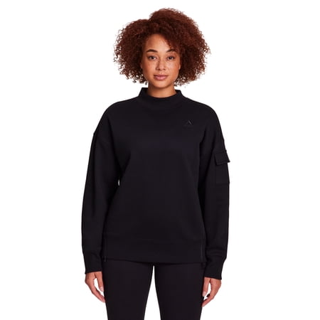 Reebok Women's & Women's Plus Transition Mock Neck Sweatshirt, Sizes XS-4X