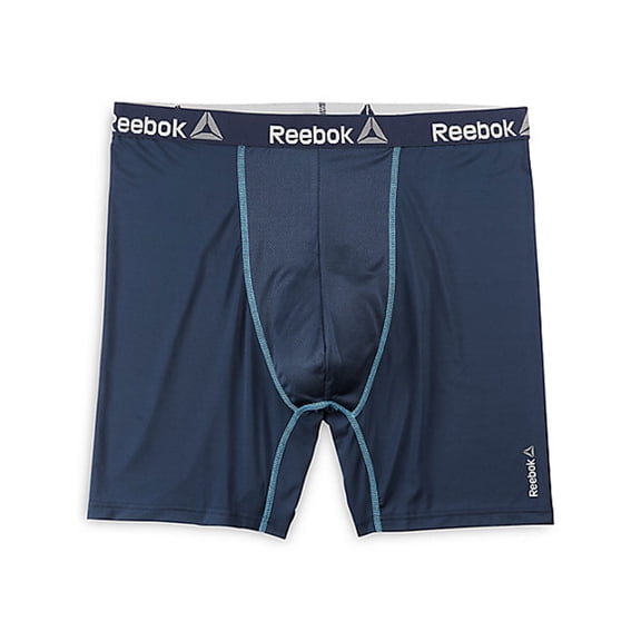 REEBOK Men's Performance Boxer Briefs, Indigo, 2X