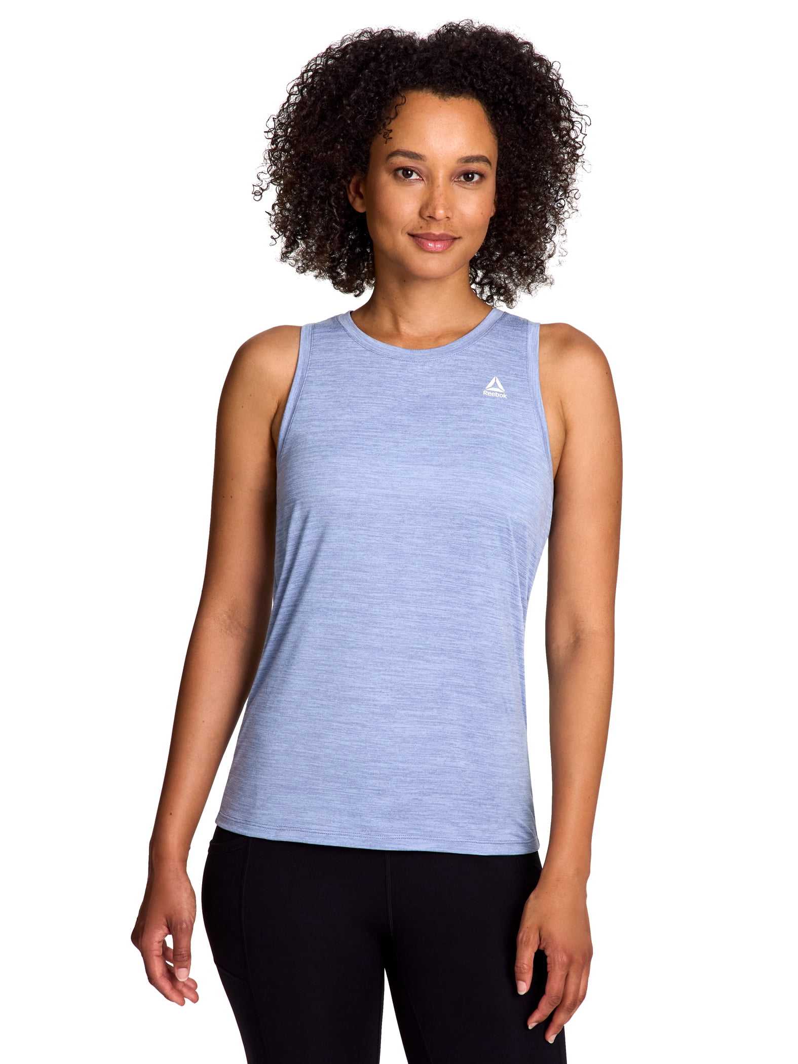 Reebok Women's and Women's Plus Size Legacy Core Knit Performance Graphic Tank Top, Sizes XS-4X