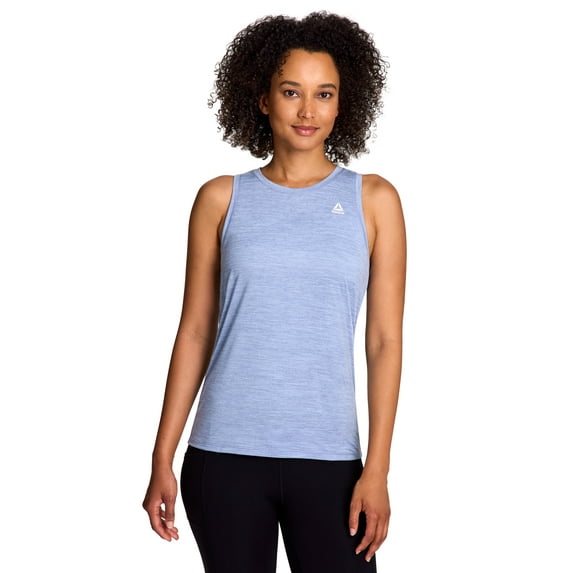 Reebok Women's and Women's Plus Size Legacy Core Knit Performance Graphic Tank Top, Sizes XS-4X