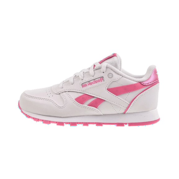 REEBOK PRE SCHOOL Classic Leather Step Flash PS "White/Pink" 100209578 from Stadium Goods