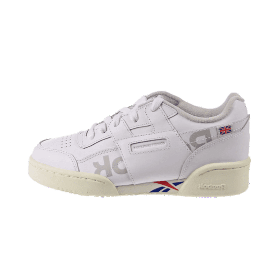 REEBOK PRE SCHOOL Workout Plus Alte PS "White/Team Dark Royal/Red/Grey" DV4662 from Stadium Goods