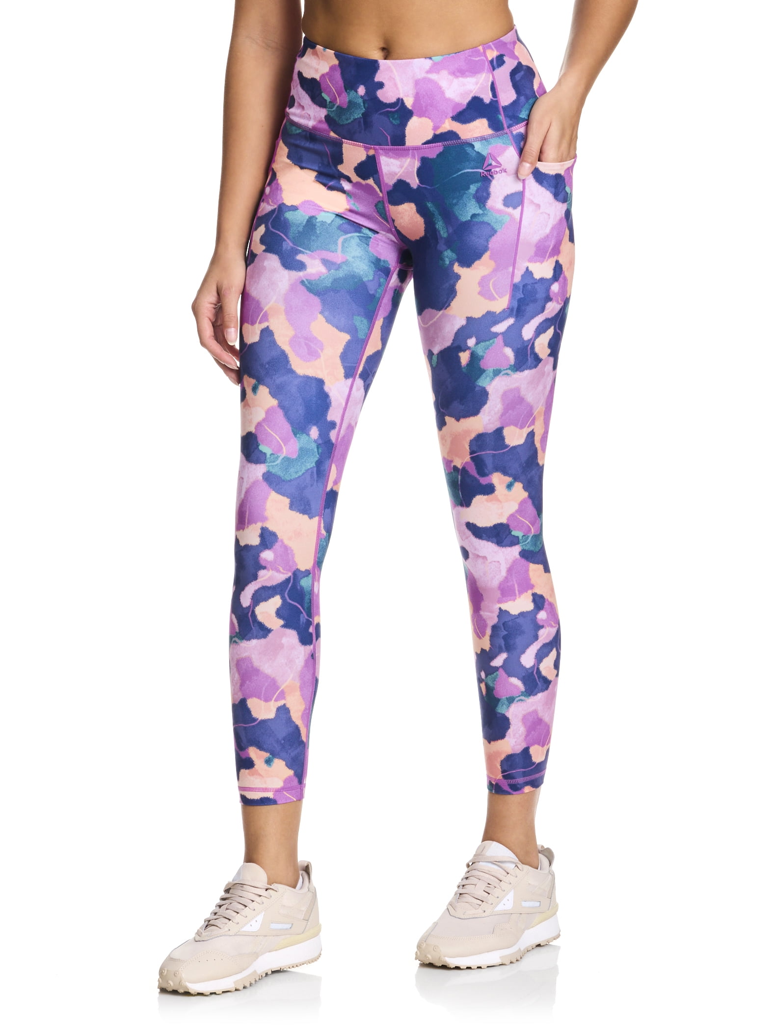 Reebok Women's and Women's Plus Size High Rise Reflex 7/8 Legging, Sizes XS-4X