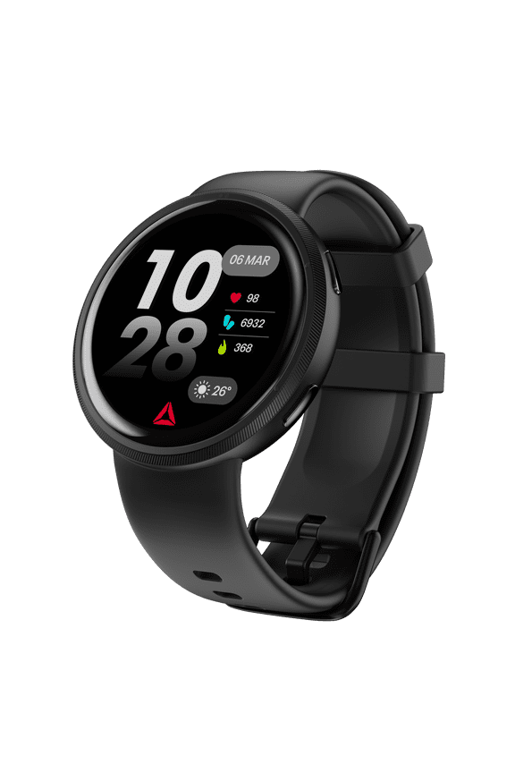 Rush Fitness Tracker Smartwatch for Men & Women, AGPS, Heart Rate & SpO2 Monitor, 1.39” LCD Display, 80+ Sports Modes, 10-Day Battery, IP68 Water Resistant, Android & iOS, Midnight Black