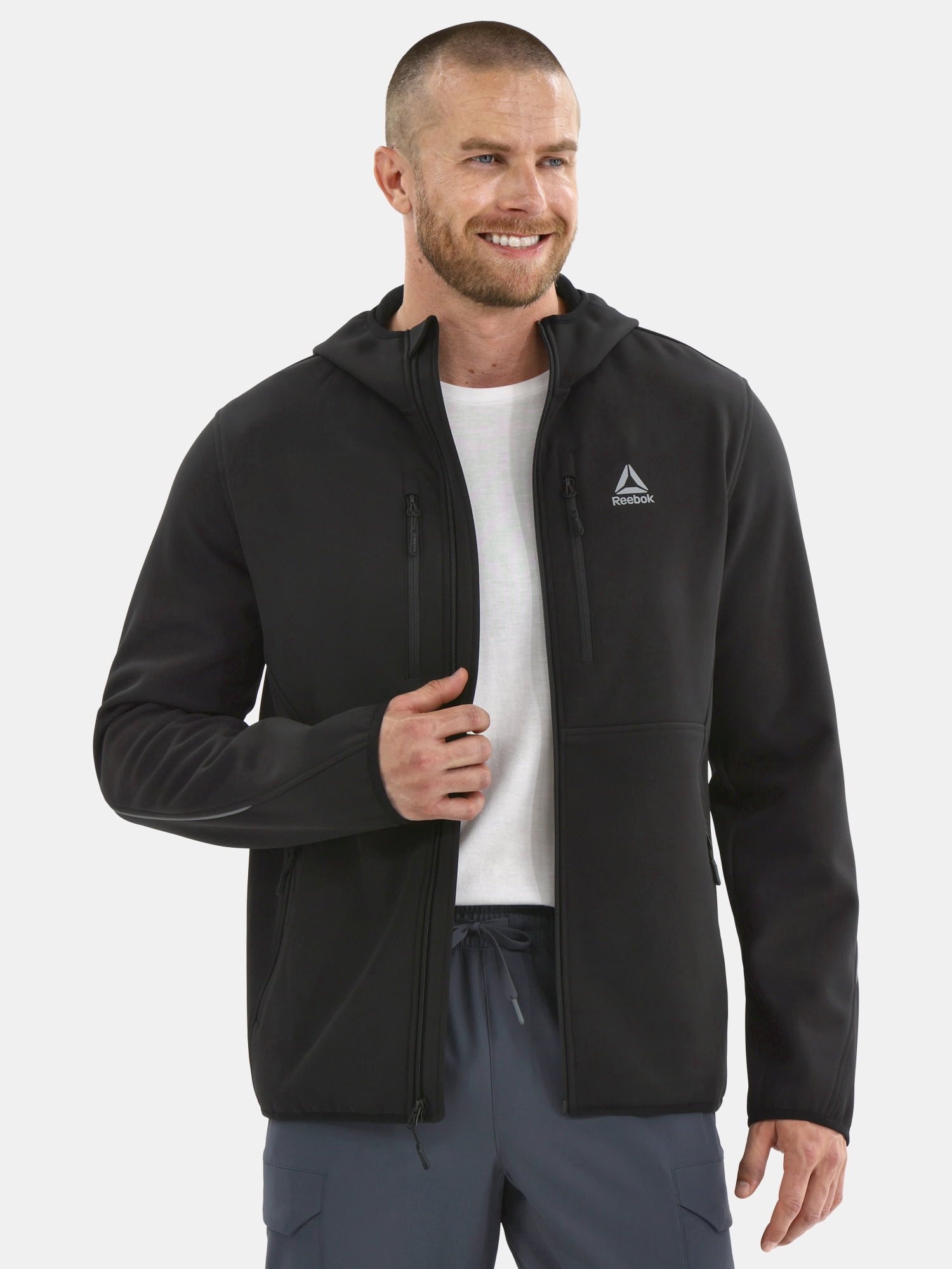 Reebok Men's 2-in-1 Systems Jacket with Hood, Sizes M-2X