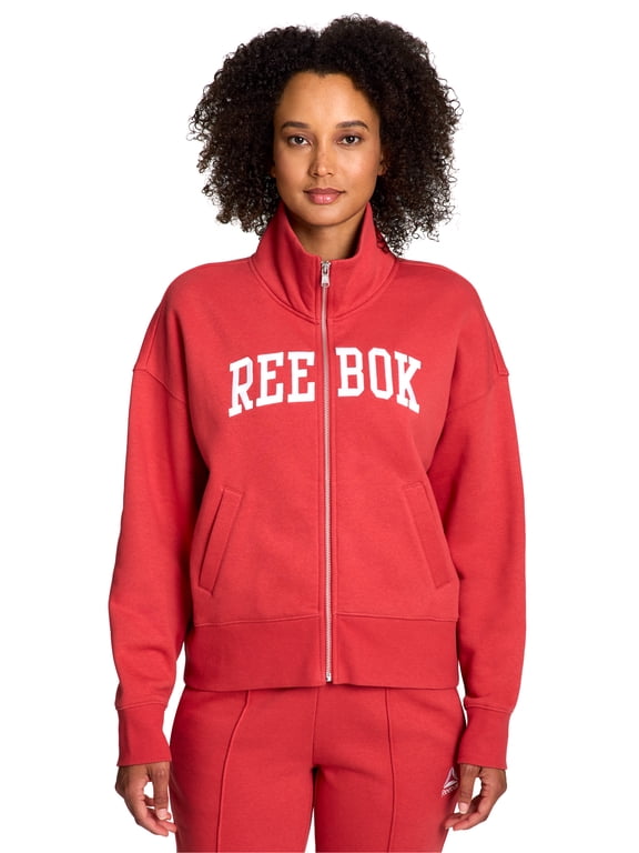 Women's Squad Zip Up Mock Neck Sweatshirt, Sizes XS-XXXL