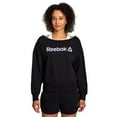 thumbnail image 1 of Reebok Women's Studio Off the Shoulder Sweatshirt, Sizes XS-XXXL, 1 of 5