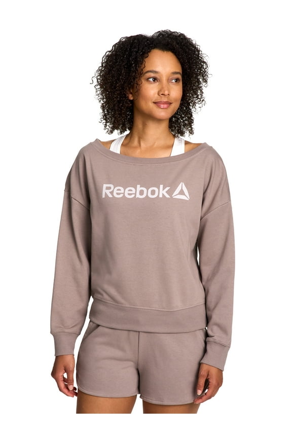 Women's Studio Off the Shoulder Sweatshirt, Sizes XS-XXXL