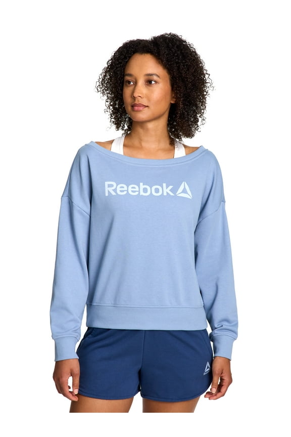 Women's Studio Off the Shoulder Sweatshirt, Sizes XS-XXXL