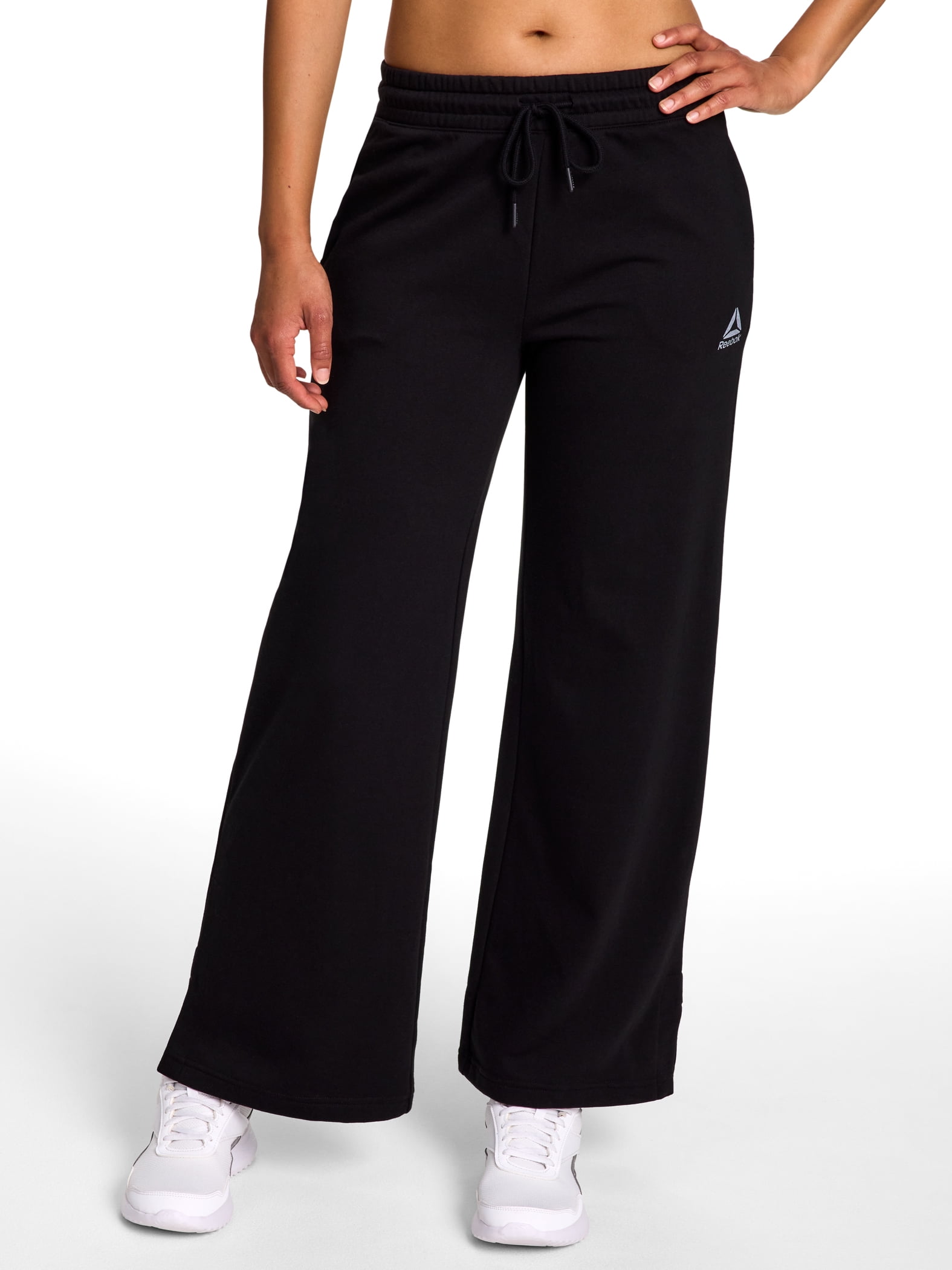 ★Reebok★ Wide cut track pants W black Reebok Women's Studio Wide Leg Pant, Sizes XS-XXXL - Walmart.com