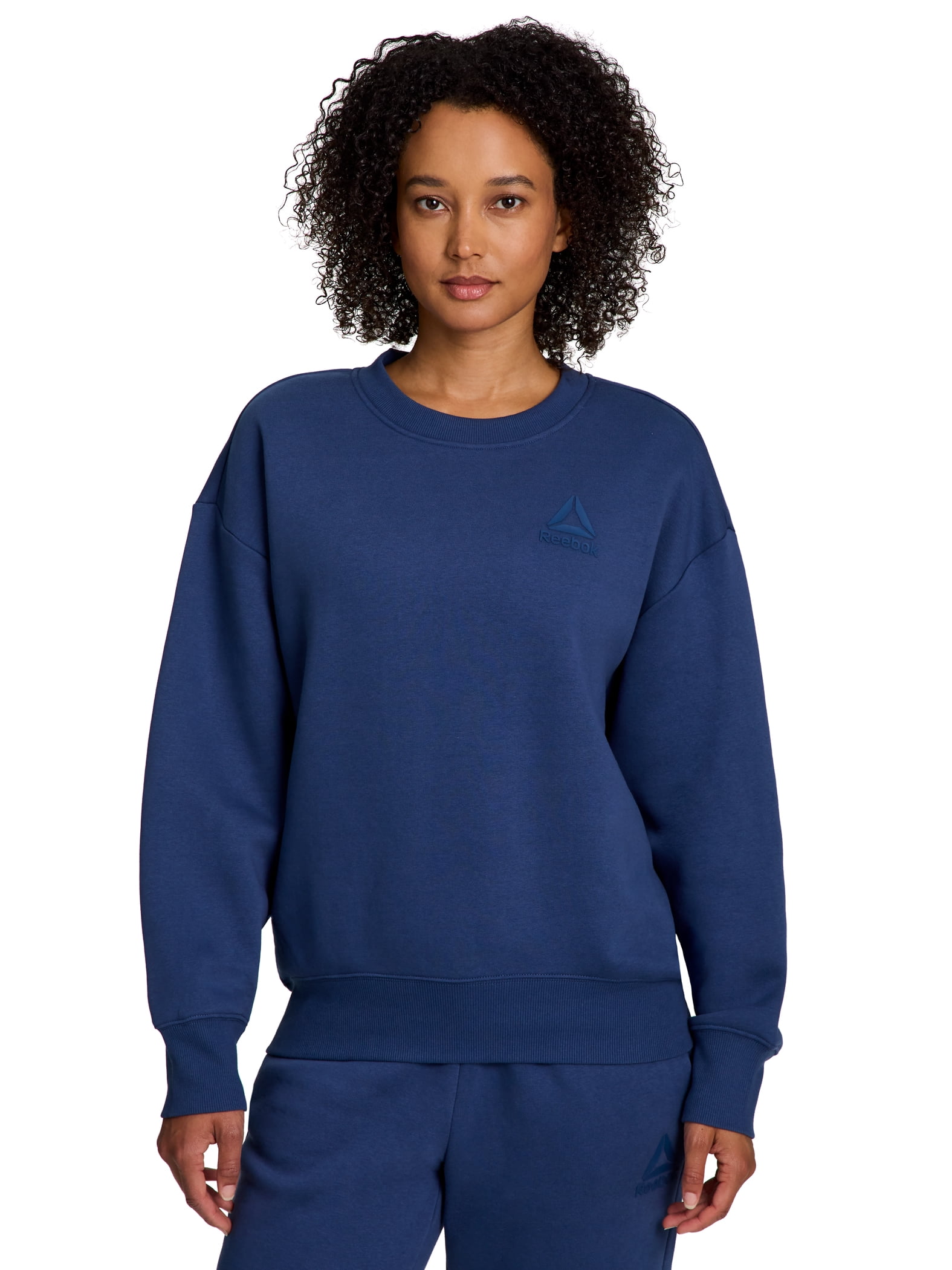 Reebok Women's and Women's Plus Weekender Oversized Crewneck, Sizes XS-4X