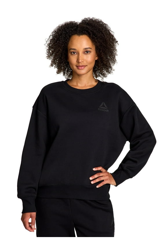 Women's and Women's Plus Weekender Oversized Crewneck, Sizes XS-4X
