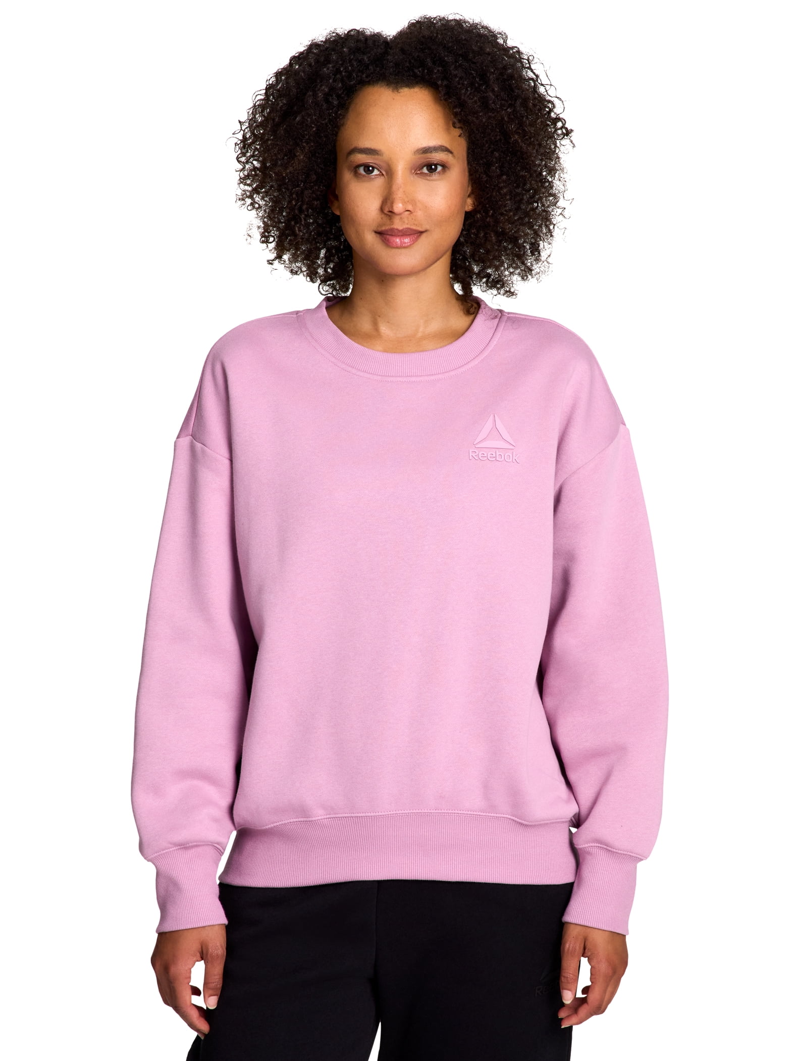 Reebok Women's and Women's Plus Weekender Oversized Crewneck, Sizes XS-4X