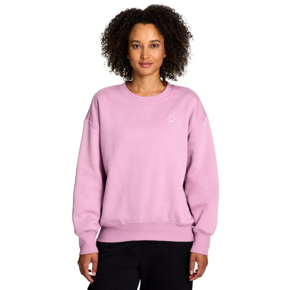 Reebok Women's and Women's Plus Weekender Oversized Crewneck, Sizes XS-4X