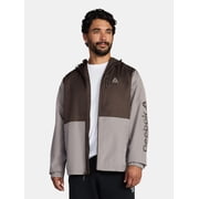 Reebok Men and Big Mens Jersey Lined Windbreaker Jacket with Hood, Lightweight, Sizes S-3XL