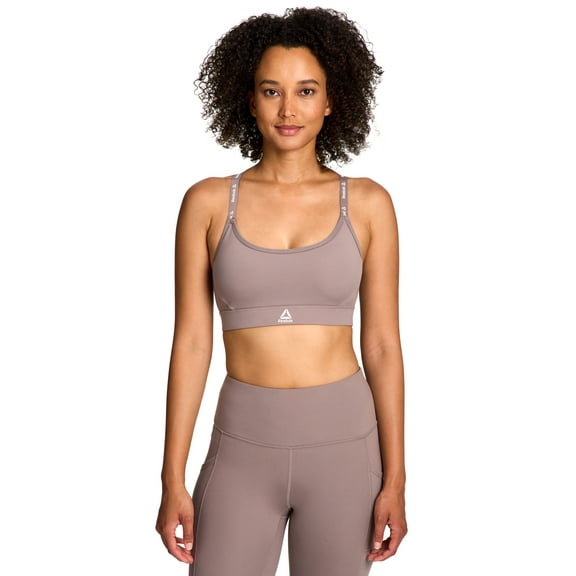 Reebok Women's and Women's Plus Low Impact Favorite Bra with Removable Cups, Sizes XS-4X