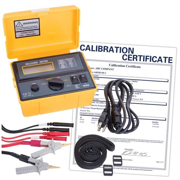 REED Instruments K5090-NIST Milli-Ohmmeter, 110V,