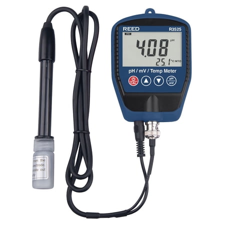Reed Instruments PH Meter,0.00 to 14.00 pH Range R3525