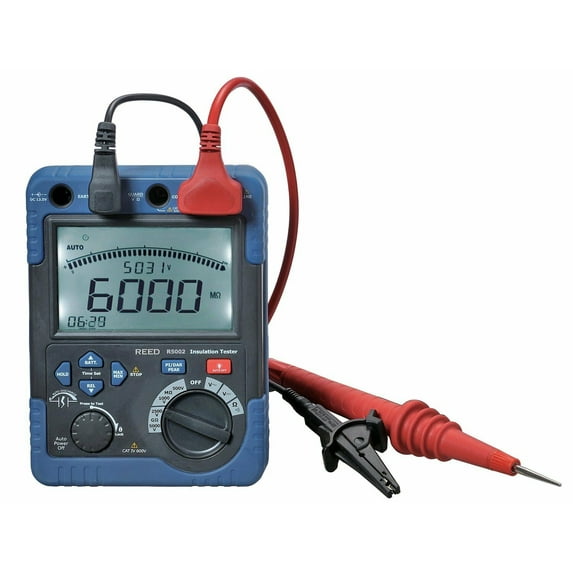 Reed Instruments Insulation Tester,Digital,High Voltage R5002
