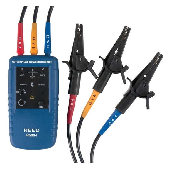 REED Instruments R5004 Motor Rotation / 3-Phase Tester