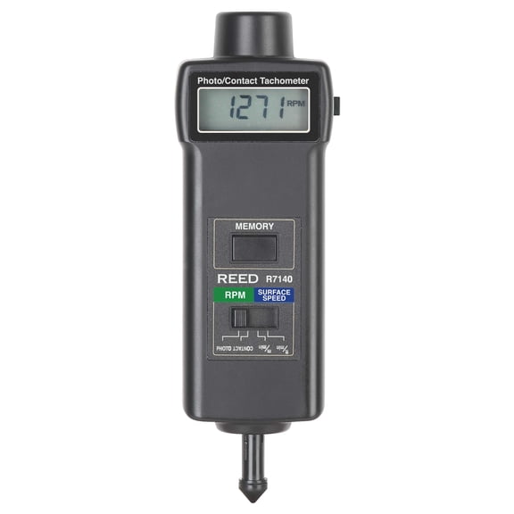 Reed Instruments Contact/Photo Tachometer R7140