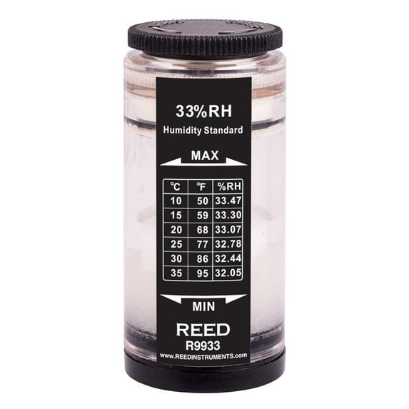 REED Instruments R9933 Humidity Calibration Standard, 33%