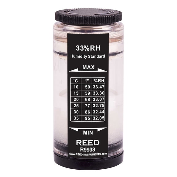 REED Instruments R9933 Humidity Calibration Standard, 33%