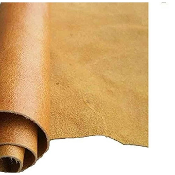 REED© LEATHER HIDES - COW SKINS VARIOUS COLORS (10 Square Foot, CAMEL)