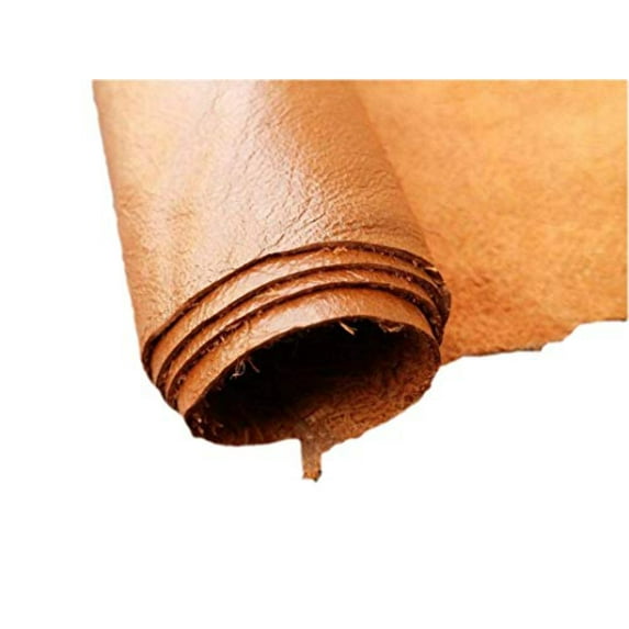 REED® LEATHER HIDES - COW SKINS VARIOUS COLORS & SIZES (12 X 24 Inches 2 Square Foot, ORANGE)
