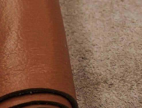 REED® LEATHER HIDES - COW SKINS VARIOUS COLORS &amp; SIZES (10 Square Foot, BROWN)