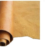 REED LEATHER REAL HIDES FOR ARTS AND CRAFTS - COW SKINS VARIOUS COLORS 8 inches X 11 Inches, CAMEL