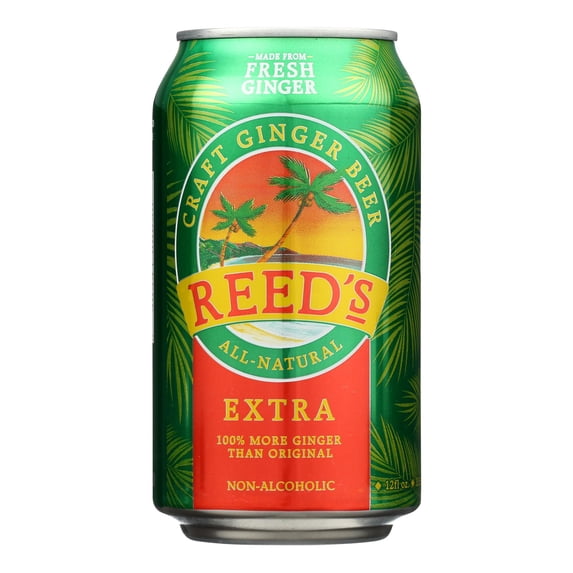 REEDS - Ginger Beer Extra by Reed's - 12 FO, Case of 6