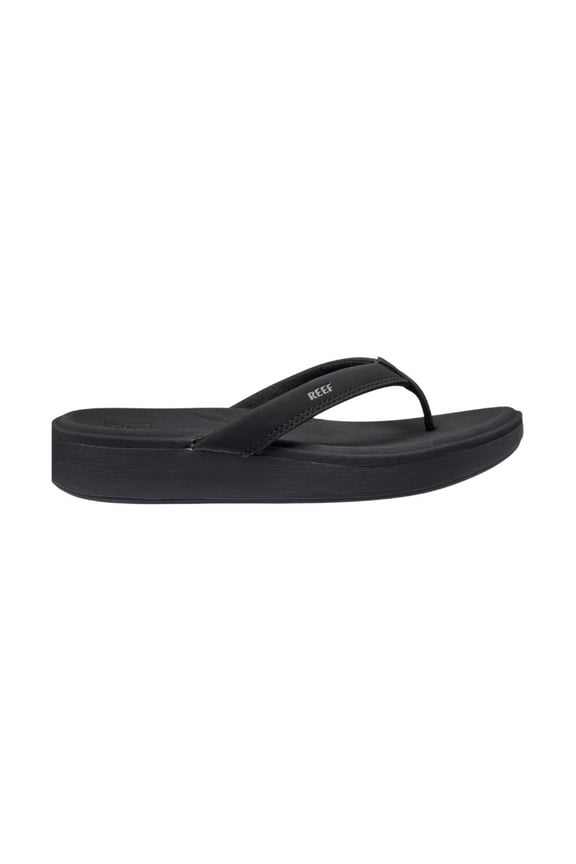 Cushion Cloud Women's Flip Flop Black - Super Soft Molded Footbed, Enhanced Arch Support, Lightweight Water-Friendly Sandals