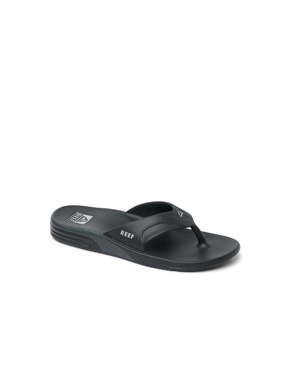 Men's Fanning H2O Flip Flop Sandals Black/Silver - CJ8545