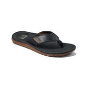 REEF Mens Santa Ana Flip Flop Sandals Black - CI4650